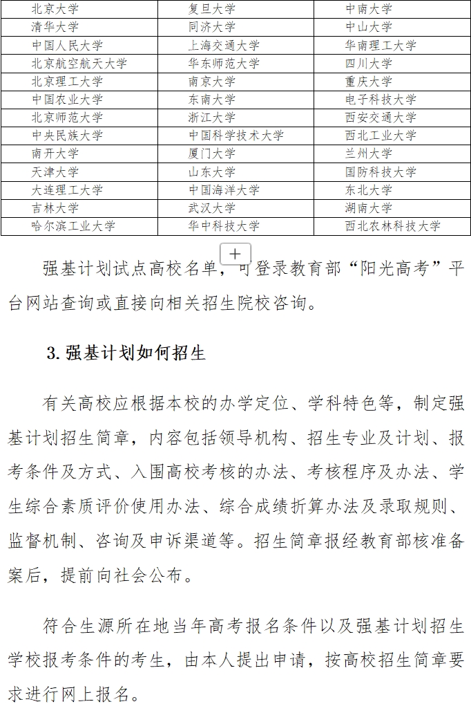 高考政策]特殊类型招生政策 第 2 张